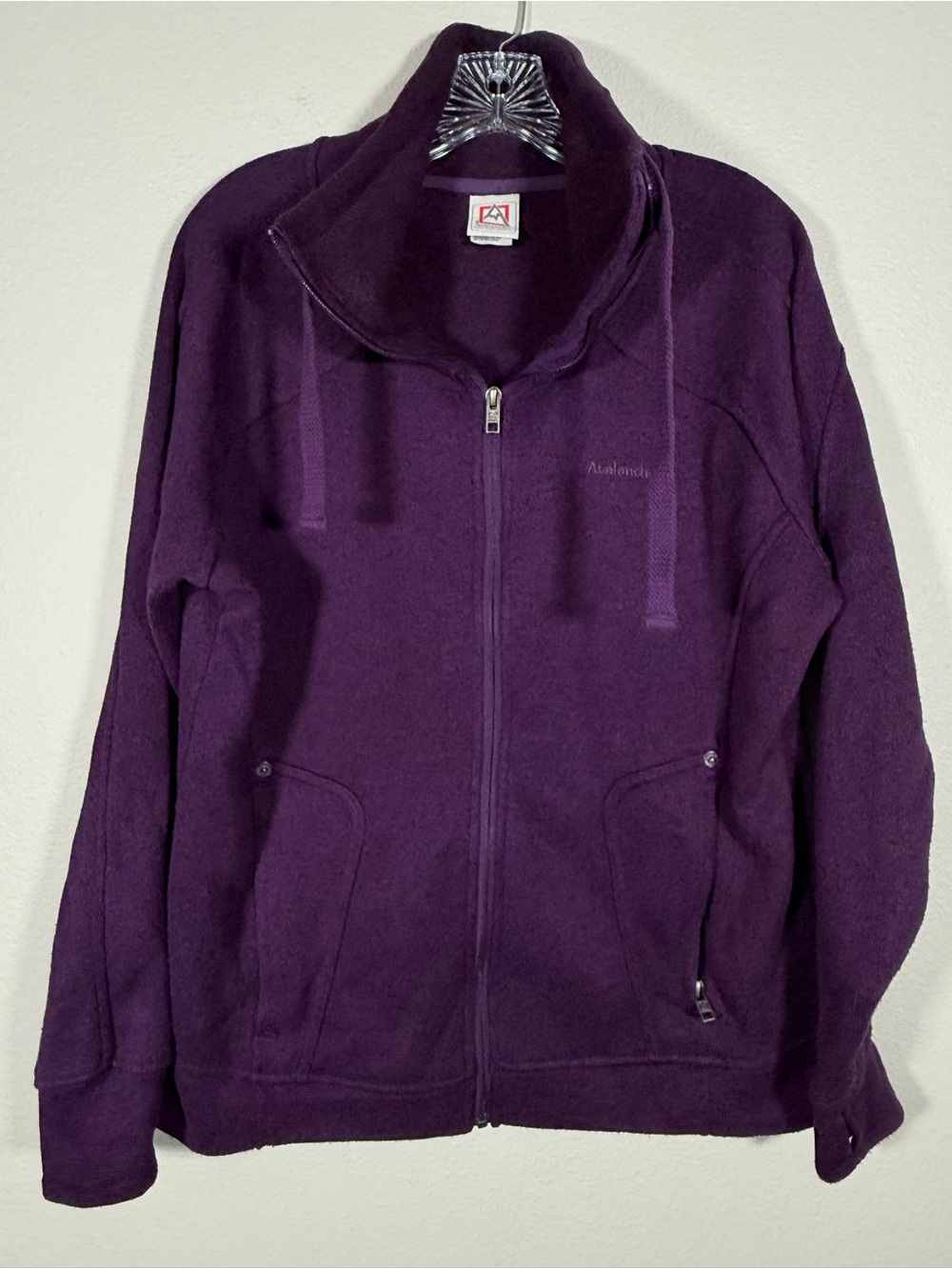 Avalanche Women's XL Purple Full-Zip Fleece Jacket
